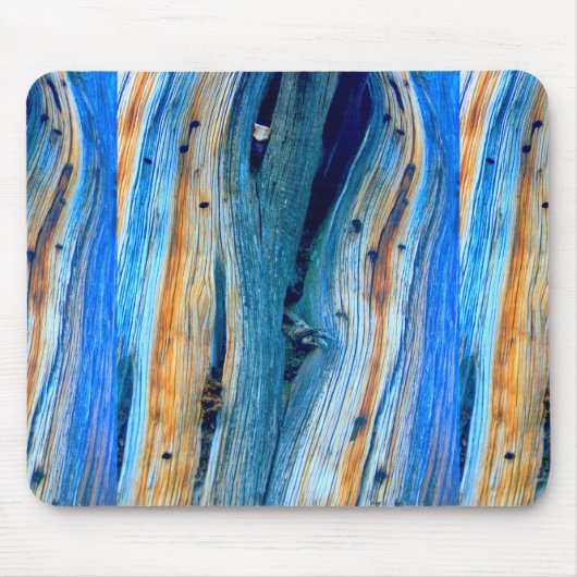 verwitterte blaue Scheunenbretter Mousepad (Vorne)