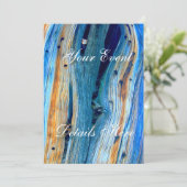 verwitterte blaue Stallplatten (Stehend Vorderseite)