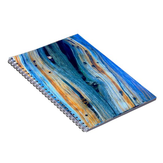 verwitterte blaue Stallplatten Notizblock (Rechte Seite)