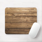 Verwitterte dunkle Planken Mousepad (Mit Mouse)