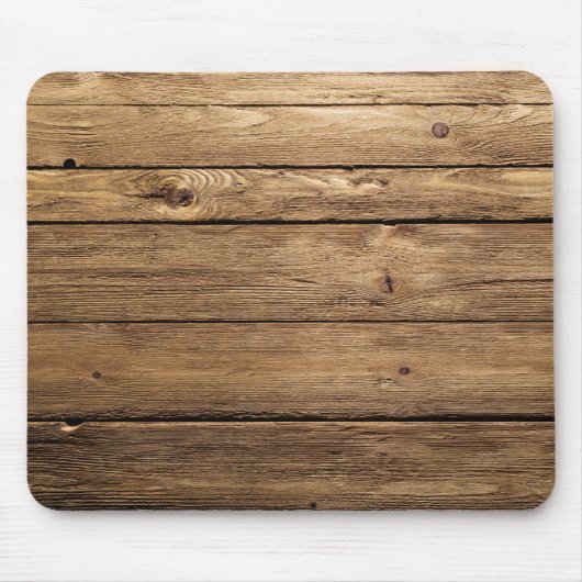Verwitterte dunkle Planken Mousepad (Vorne)
