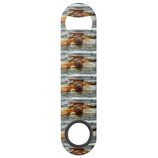 verwitterte graue Dockingboards Thunder_Cove Speed Flaschenöffner (Vorderseite)