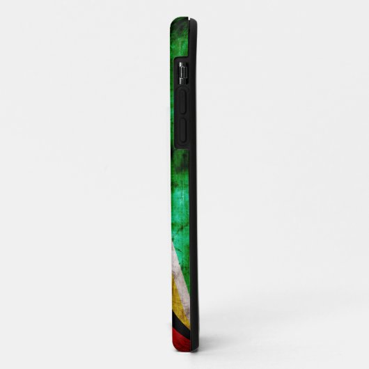 Verwitterte Guyana-Flagge Case-Mate iPhone Hülle (Hinten/Links)