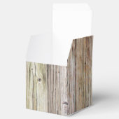 Verwitterte Holzboards mit rustikaler Patina Geschenkschachtel (Geöffnet)
