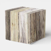 Verwitterte Holzboards mit rustikaler Patina Geschenkschachtel (Rückseite)