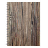 Verwitterte hölzerne notizblock (Vorderseite)