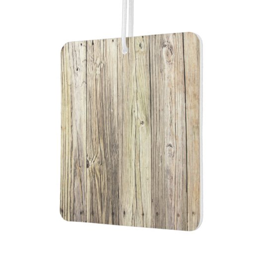 Verwitterte Holzkarten Autolufterfrischer (Links)