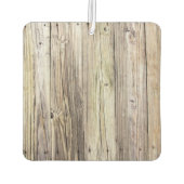 Verwitterte Holzkarten Autolufterfrischer (Rückseite)