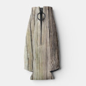 Verwitterte Holzkarten Flaschenkühler (Rückseite)