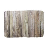 Verwitterte Holzplatten mit rustikaler Patina Badematte (Vorderseite)
