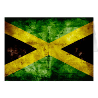 Verwitterte Jamaika-Flagge