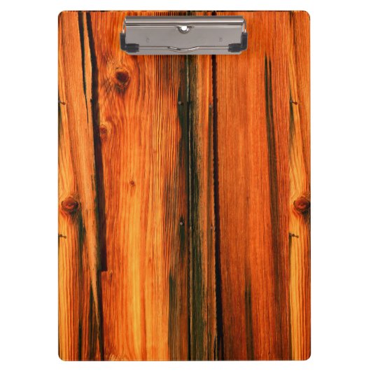 verwitterte Kiefernholzplatten Klemmbrett (Vorderseite)