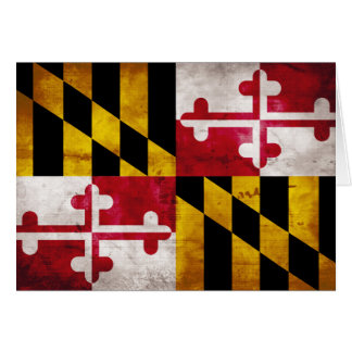Verwitterte Maryland-Flagge