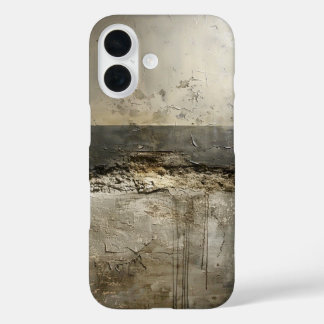 Verwitterte neutrale Schichten iPhone 16 Hülle