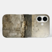 Verwitterte neutrale Schichten Case-Mate iPhone Hülle (Rückseite (Horizontal))