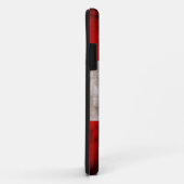 Verwitterte Peru-Flagge Case-Mate iPhone Hülle (Hinten/Rechts)