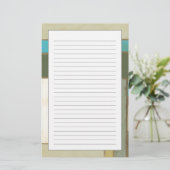 Verwitterte Platten-Malerei von Jennifer Briefpapier (Stehend Vorderseite)