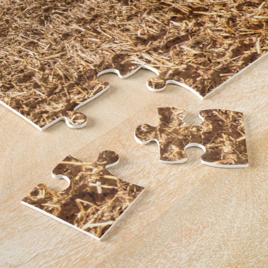 Verwitterte Scheune u. Silo im Getreidefeld Puzzle (Seite)