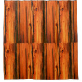 verwitterte Scheune verschalt Muster Duschvorhang (Vorderseite)