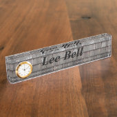 Verwitterte Schindeln Namensplakette (Seite)