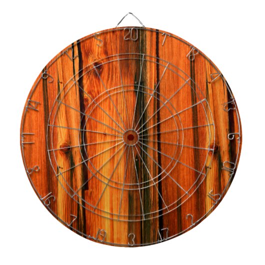 verwitterte Stallplatten Dartscheibe (vorne)