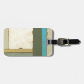 Verwitterte Tafelmalerei von Jennifer Goldberger Gepäckanhänger (Vorderseite horizontal)