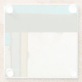 Verwitterte Tafelmalerei von Jennifer Goldberger Glasuntersetzer (Rückseite)