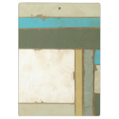 Verwitterte Tafelmalerei von Jennifer Goldberger Klemmbrett (Rückseite)