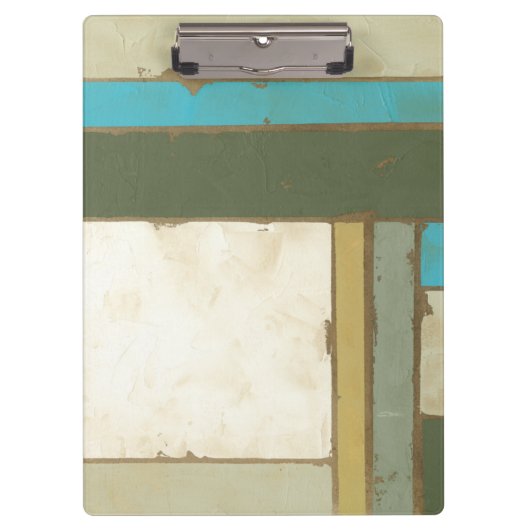 Verwitterte Tafelmalerei von Jennifer Goldberger Klemmbrett (Vorderseite)