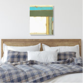 Verwitterte Tafelmalerei von Jennifer Goldberger Leinwanddruck (Insitu (Schlafzimmer))