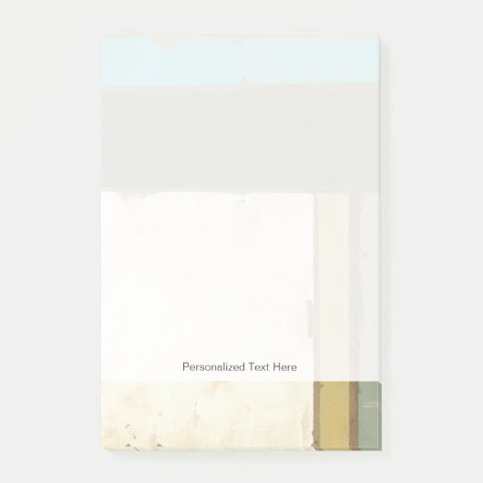 Verwitterte Tafelmalerei von Jennifer Goldberger Post-it Klebezettel (Vorderseite)