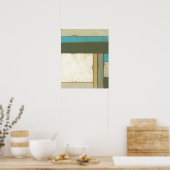 Verwitterte Tafelmalerei von Jennifer Goldberger Poster (Küche)