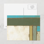 Verwitterte Tafelmalerei von Jennifer Goldberger Postkarte (Vorne/Hinten)