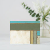 Verwitterte Tafelmalerei von Jennifer Goldberger Postkarte (Stehend Vorderseite)