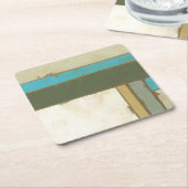 Verwitterte Tafelmalerei von Jennifer Goldberger Rechteckiger Pappuntersetzer (angewinkelt)