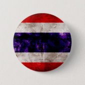 Verwitterte Thailand-Flagge Button (Vorderseite)