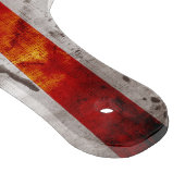 Verwitterte Vintage amerikanische Flagge Schneidebrett (Ecke)