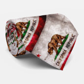 Verwitterte Vintage Kalifornien-Staats-Flagge Krawatte (Gerollt)