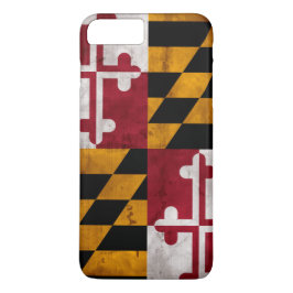 Verwitterte Vintage Maryland-Staats-Flagge Case-Mate iPhone Hülle