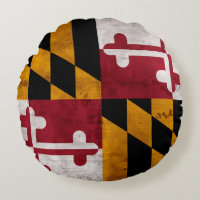 Verwitterte Vintage Maryland-Staats-Flagge