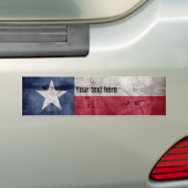 Verwitterte Vintage Texas-Staats-Flagge Autoaufkleber (Auf Auto)