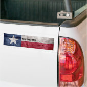 Verwitterte Vintage Texas-Staats-Flagge Autoaufkleber (Auf Lkw)