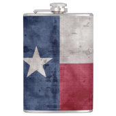 Verwitterte Vintage Texas-Staats-Flagge Flachmann (Vorderseite)