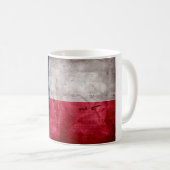 Verwitterte Vintage Texas-Staats-Flagge Kaffeetasse (VorderseiteRechts)