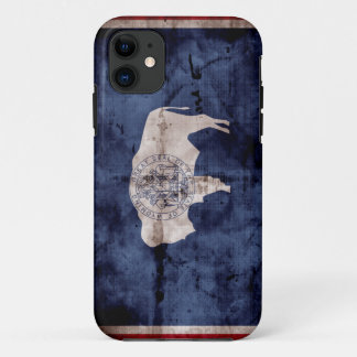 Verwitterte Wyoming-Flagge iPhone 11 Hülle