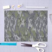 Verwitterte Zutageliegen-Camouflage Seidenpapier (Handwerk)