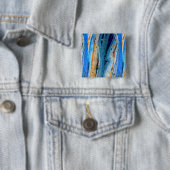 verwitterter blauer Barnboard Button (Beispiel)