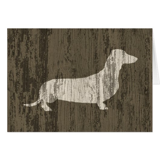 Verwitterter Dachshund (Vorderseite (Horizontal))
