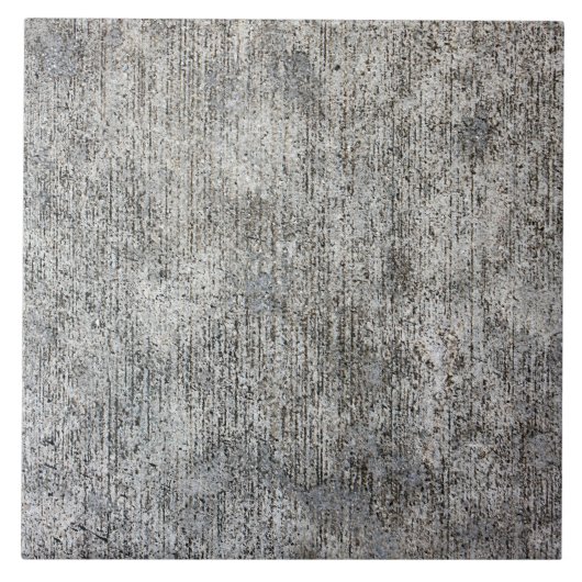 Verwitterter grauer Zement-Bürgersteig Fliese (Vorderseite)