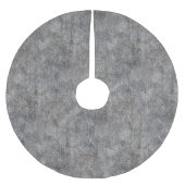 Verwitterter grauer Zement-Bürgersteig Polyester Weihnachtsbaumdecke (Vorderseite)